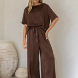 Portofino Luxe Pants Chocolate