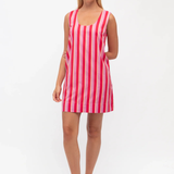 Renata Dress (Pink Stripe)