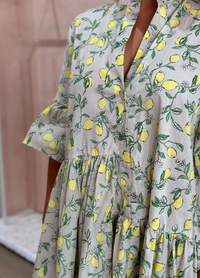 Lala Dress (Lemon print)
