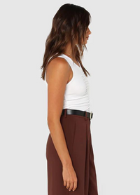 Hazel Tank Top (White)