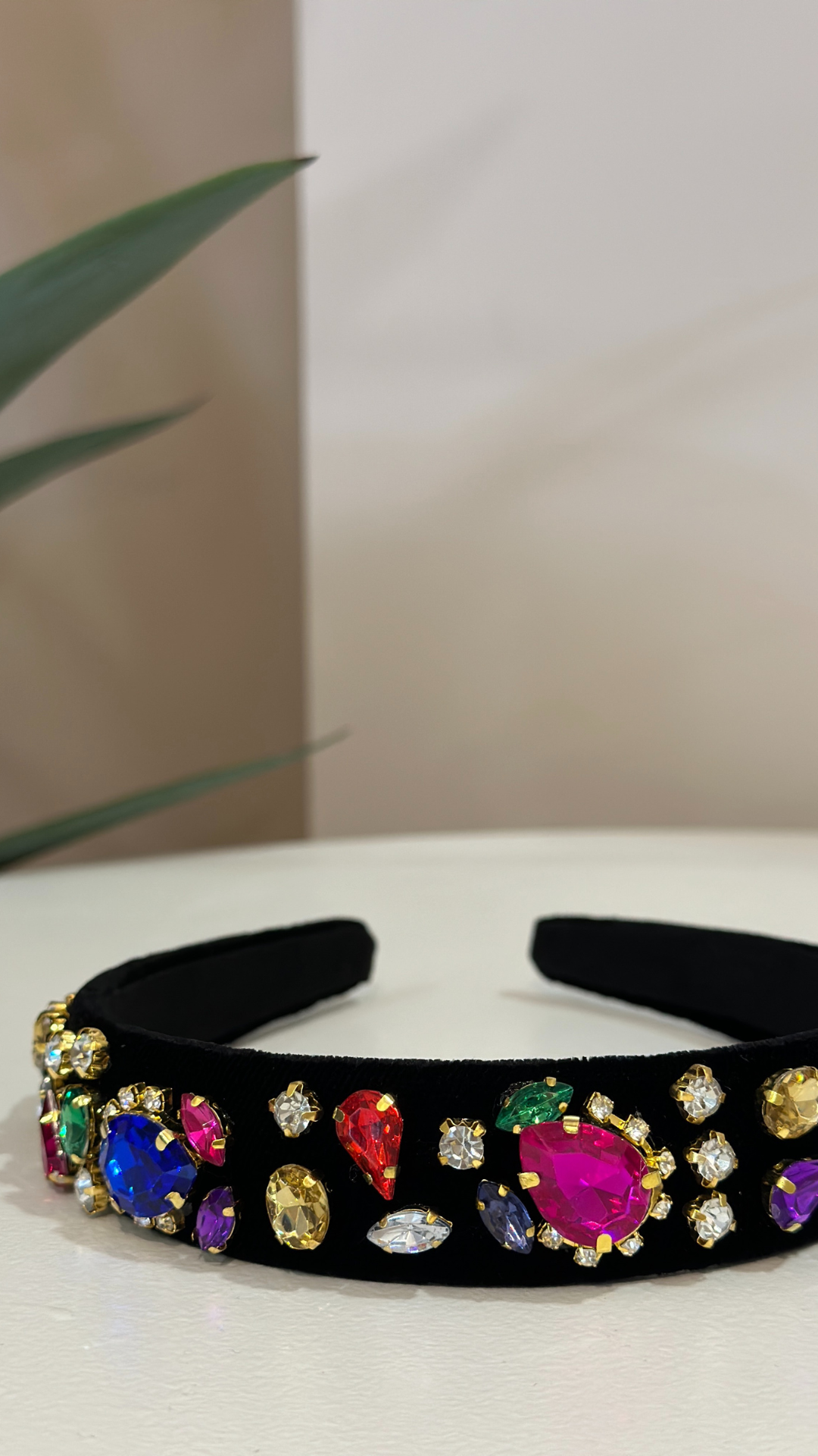 Zara Diamante Headband (Multicoloured)