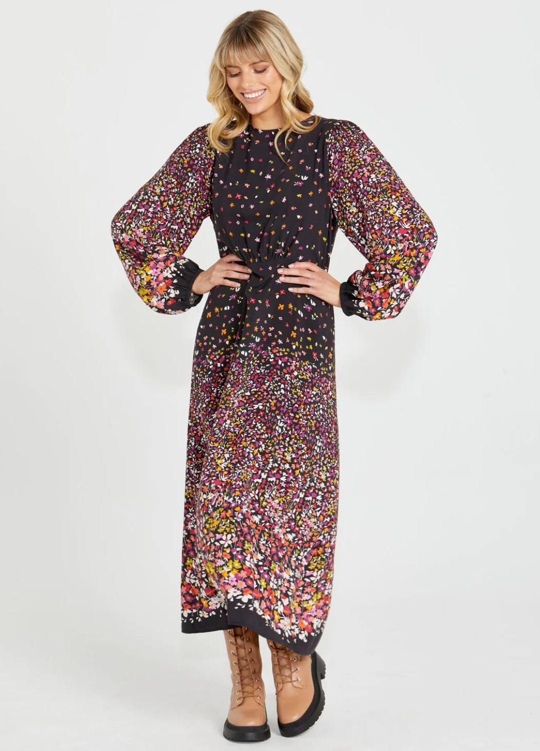 Suki Long Sleeve Maxi Dress
