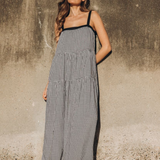 Amia Maxi Dress (Gingham)