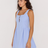 Luella Mini Dress (Sky Blue)