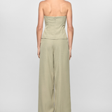 Margot Wide Leg Pant (Pistachio)