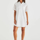 Stevia Shirt Dress (Ivory)