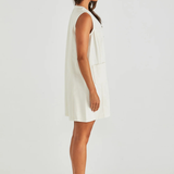Sabine Denim Vest Dress (Parchment Wash)