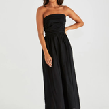 Mina Strapless Dress (Black)