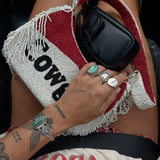 Cowgirl Tassel Beaded Bag
