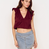 Tate Denim Mini Skirt