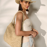 Solana Summer Beach Bag (Beige)