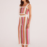 Lito Crochet Midi Skirt