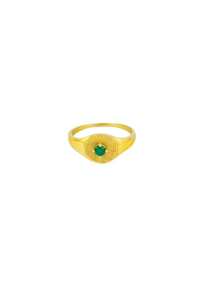 Liv Green Onyx Ring