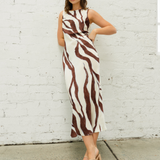 Zara Zebra Maxi Dress