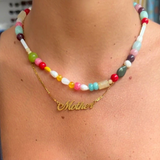 Multi-Stone Beaded Necklace