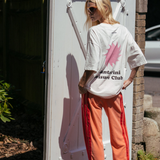 Santorini Oversized Tee Warm White
