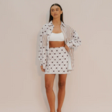 Heron Shirt - Sable Print