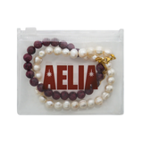 Garnet & Pearl Necklace