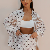 Heron Shirt - Sable Print
