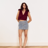 Tate Denim Mini Skirt