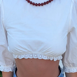 Rosso Beaded Necklace