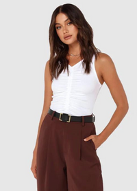Hazel Tank Top (White)