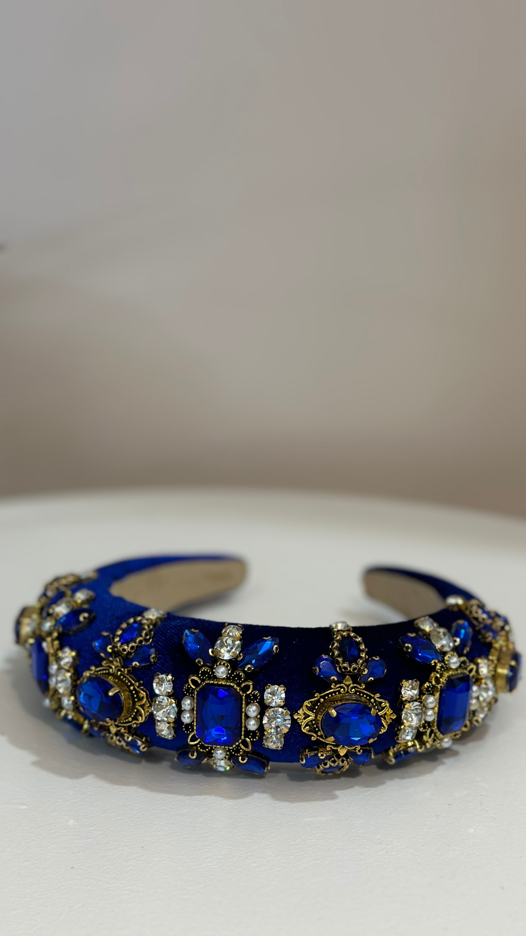 Anastasia Jewel Headband (Sapphire)