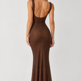 Delta Mesh Maxi Dress