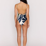 Azure Scoop Back One-piece Swimsuit