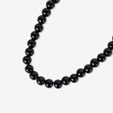 Taila Beaded Necklace (black)