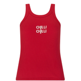 Chilli Knit Tank (Poppy Red)