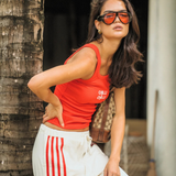 Chilli Knit Tank (Poppy Red)