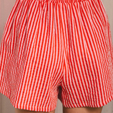 Candy Pin Stripe Short (Pink/Red)