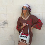 Cowgirl Tassel Beaded Bag