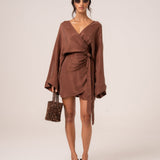 Maia Batwing Dress | Choc