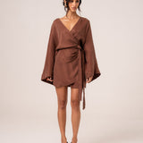 Maia Batwing Dress | Choc