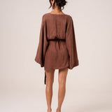 Maia Batwing Dress | Choc