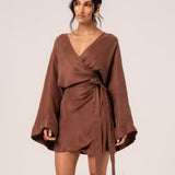 Maia Batwing Dress | Choc