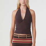 Thea Twist Top (Espresso)