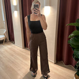 Luna Racer Pant (Chocolate/Stripes)