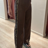Luna Racer Pant (Chocolate/Stripes)