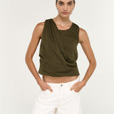 Nyra Denim Jorts -Cotton Denim Mid Rise Jorts in White