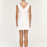 Nyra Denim Mini Dress White