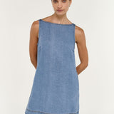 Talia Chambray Mini Dress