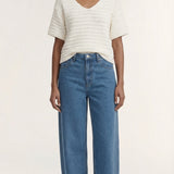 Saskia Chunky Knit Top (Off-White)