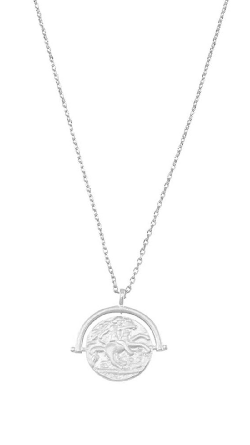Tobie Coin Necklace (Silver)