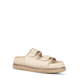 Adonis Slide (Cream Raffia)