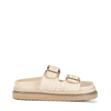 Adonis Slide (Cream Raffia)