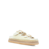 Alder Slide (Cream Crochet)
