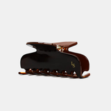 L & S Logo Petit Hair Claw Clip (Brown)